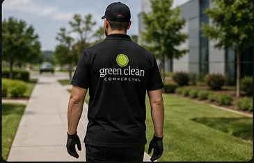 Facility walkway maintained by Green Clean Commercial industrial services